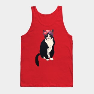 Flower Cat Tank Top